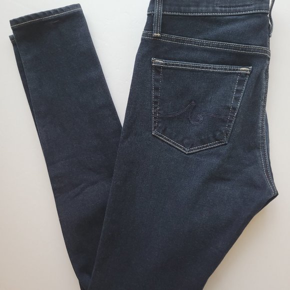 AG Farrah Contour 360 High Rise Skinny Jean, Dark Wash MINT - Picture 13 of 13